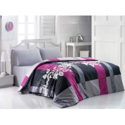 Комплект Кайра за спалня - в сиво-лилави цветове